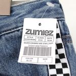 Zumiez Empyre Eileen Checkerboard Striped Mom Jeans Photo 4