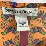 Seventh Avenue Patchwork 100% Cotton Floral Print Mini Top Size M Pink Size M Photo 1