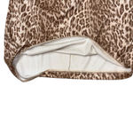 J. McLaughlin  Lynda Faux Suede Knee Sheath Dress Tanzania Animal Print M READ Photo 7