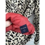 Jones Wear Animal Print Long Belted Coat Women 12 Brown Boho Chic Indie Indie Photo 3