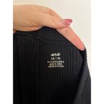 Aerie Pants Womens XXL Kick-It Ribbed High Waisted Super Flare Black Photo 2