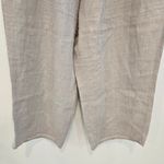 Flax  Linen Crop Pull on Pants Size 1X Lagenlook boho Photo 5