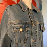 ZARA  Women's Blue Button Front Denim Jean Jacket Sz M Medium Photo 1
