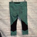 Lululemon 10 Pace Rival Crop Power Luxtreme Spray Jacquard Bali Breeze Black Photo 3