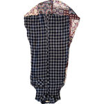 Oddi Women's Dress Plaid Patchwork Sleeveless Dress Button Shirtdress Large Oddy Photo 4