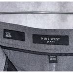 Nine West  Women's Work Dress Corporate Pants Flare Straight Leg Gray Size 10 Photo 3