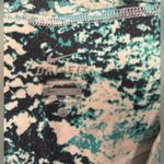 Nike EUC  Dri Fit Blue & White Ocean workout leggings size small Photo 3