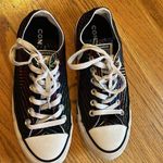 Converse Chuck Taylor All Star Ox "All Of the Stars" Women Shoes Black-White- 7M Photo 5