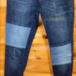 ZARA  patchwork distressed crop jeans Photo 3