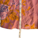 Free People NWT Francesca Floral Puff Long Sleeves Mini Dress Rose Pink Size Med Photo 15
