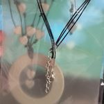 The Moon NIP Color Silver Heart Necklace & Earring Set 8" Photo 1