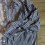 Blue and White Striped Long Sleeve Blouse Size undefined Photo 2