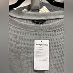 PRETTYGARDEN Elegant Gray Waffle Knit Sweater Photo 3
