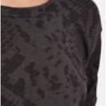 Rag and Bone  Snake Print Long Sleeve Cropped Shirt C24 Photo 5