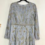 Mac Duggal  5124 Beaded Embellished Long Sleeve Evening Gown Photo 3