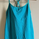 Zella Z by  Tank‎ Top Striped Womens Size M Blue Athletic Yoga Running Photo 0