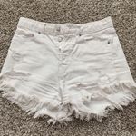 Wild Fable  White Highest Rise Distressed Jean Shorts Photo 0
