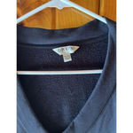 Orvis  Women‎ Black Shirt V-Neck Long Sleeves Stretch Fleece Lined Top Size Xl Photo 2