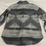 Mystree NWT  Aztec Faux Fur Collar Button Down Shacket Size M Photo 7