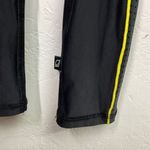 Terez  Black Rib Piping Racing Stripe Perforated Leggings XS NWT Photo 2