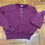 American Eagle Women’s Wine Sweatshirt - Size XS Photo 0