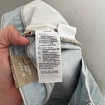 Madewell NWT - The Tall Momjean in Harman Wash: Raw-Hem Edition Light Wash Denim Photo 8