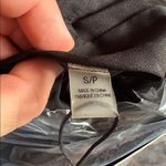 T Tahari  Blouse Womens Size S Black Mock Neck Keyhole Large Bell Sleeve Chic Photo 10