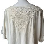 Polo Ralph Lauren Blue Label Ivory Laced Embroidery Dolman Sleeve Top, Sz L Photo 7