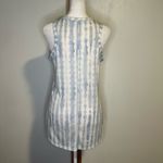 Athleta  light blue & white tie-dye loose fit tank top size S Photo 3