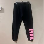 PINK - Victoria's Secret PINK Victoria’s Secret Black Joggers Photo 1