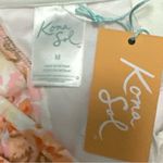 Kona Sol  One Shoulder Floral Swimsuit Women’s Size M NWT Pink Orange One Piece Photo 1