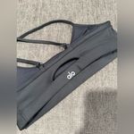 Alo Yoga  airlift intrigue Charcoal Sports Bra Photo 5