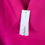 N/NICHOLAS Crepe Flare Mini Dress Hot Pink V Neck Long Sleeve Size 4 NWT Photo 8