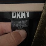 DKNY NEW  Women's Foil Chiffon Ruffle Skirt V-Neck Dress Size US 2♟️ Photo 6