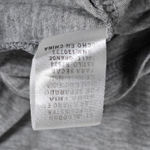 Umgee ‎ Heather Gray Striped & Solid Grommet Lace Tie Up Knit Tunic Dress L Photo 4