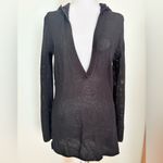 Jones New York  Black Knit V-Neck Long Sleeve Sweater Size Medium Photo 1