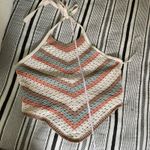 Guess  Crochet Knit Halter Top Medium Chevron Boho‎ Chic Festival Y2K Hippie Photo 7