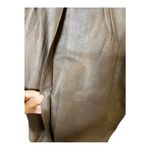 Wild Cats Pelsnoer Denmark Women Brown Leather Plaid Lining Hooded Jacket Coat L Size L Photo 1