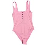 l*space L* Float On One Piece Swimsuit Crystal Pink Size 6, NWOT Spring Pastel Swim Photo 3