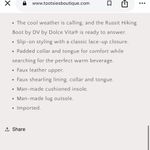 Dolce Vita Roster Combat Boots Bone Size 9 Photo 1