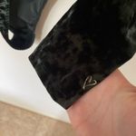 Victoria's Secret NWT  Black Velvet Long Sleeve Thong Bodysuit Size M/L Photo 5