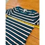 Banana Republic WHBM Sz S Stretch Henley Tee Shirt Blouse Pullover Striped Sweater Photo 5