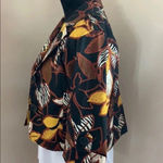 Ruby Rd . Leaf Print Cropped Blazer Photo 2