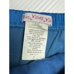 Blue Strapless Dress‎ Party Cocktail Bridesmaid Bow Pleated Size 7 Photo 4