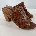 Jeffrey Campbell  Kelowna Perforated Mule‎ in Brown Size 9.5 Photo 1
