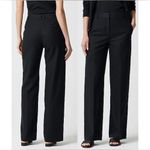 J Crew Factory women’s Remy high rise wide leg pant linen blend black Size 8 NWT Photo 1