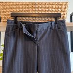 EXPRESS  Editor Mid-Rise Vertical Stripe Woven Career Dress Pant Trouser, 8 Photo 5