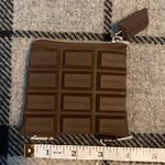 Decca C Cocoa Chocolate Brown Smells Like Chocolate! Coin Purse Pouch Bag NEW Photo 1