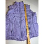 SB Active St Johns Bay Womens Puffer Vest Full Zip Sleeveless Jacket Lavender L Purple Size L Photo 1