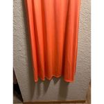 LuLaRoe Orange High-Low Cut Skirt Woman’s Size Large -Snag Photo 6